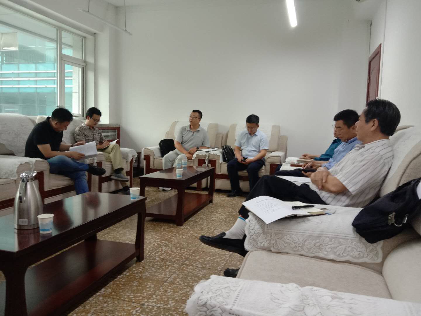 王建东会长拜访省商务厅贸促会