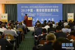 2015中国—南非经贸投资论坛在南举行